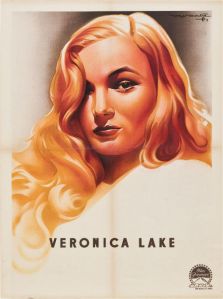 veronica lake paramount personality poster