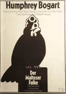 maltese falcon german poster hans hillman