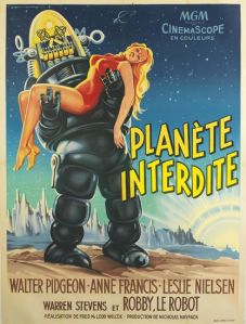 planete interdite french poster roger soubie