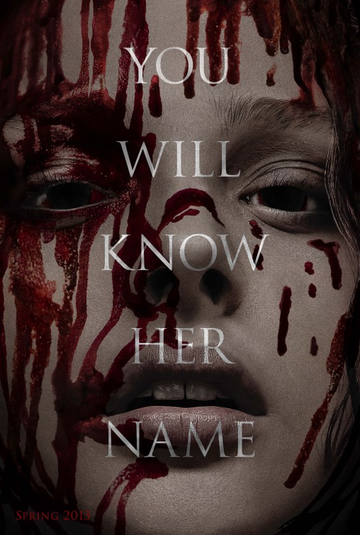 carrie movie poster 2013