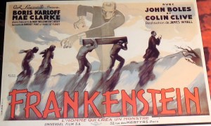 Frankenstein french poster kirk hammett too much horror business