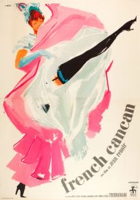 french cancan italian foglio 55x78 italian poster ercole brini manifesto